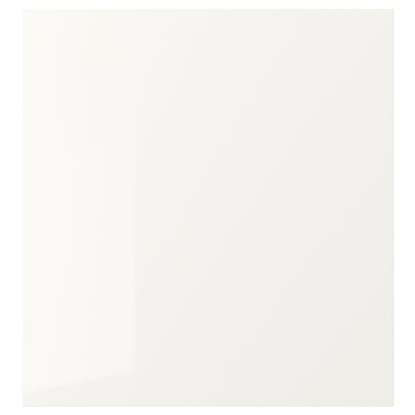 SELSVIKEN door, high-gloss white, 60x64 cm