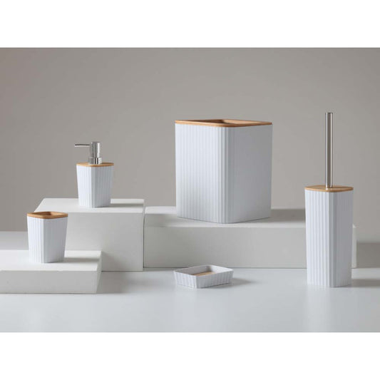5-piece side table set, Show range – white