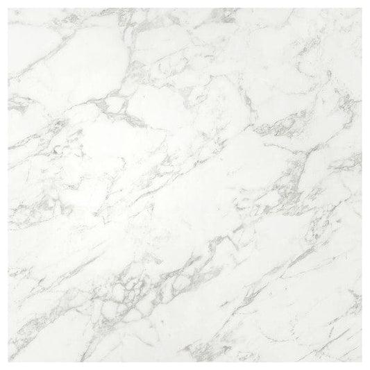 Ikea SIBBARP - Custom made wall panel, white lively marble effect/laminate, 1 m²x1.3 cm