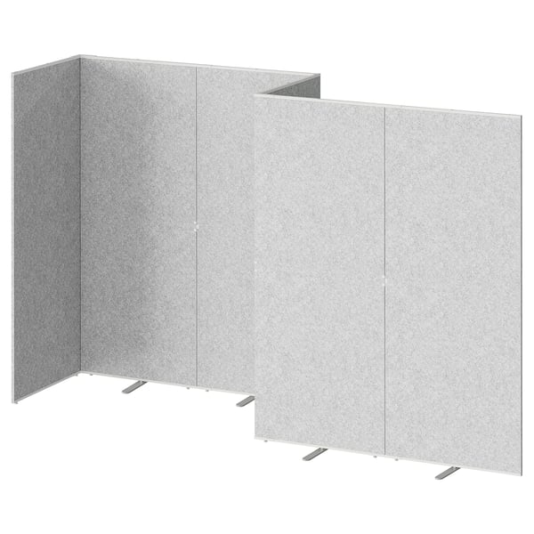 SIDORNA leg for room divider, grey