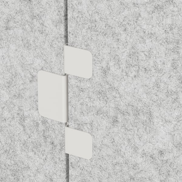SIDORNA Connection accessory set, 3 pieces - grey ,