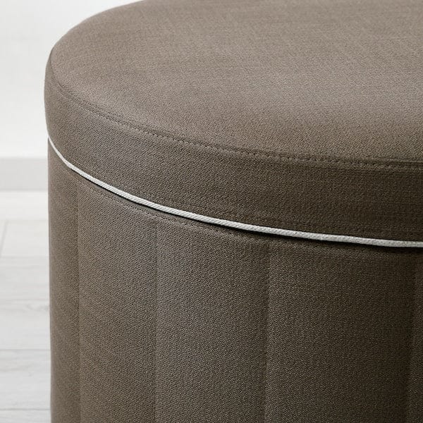 Ikea SIDSJÖ - Pouf, with storage/Gransel gray-brown