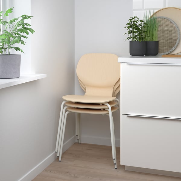 SIGTRYGG - SIGTRYGG Chair, birch/Sefast white