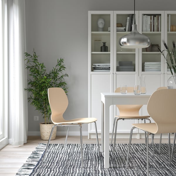 SIGTRYGG - SIGTRYGG Chair, birch/Sefast chrome-plated