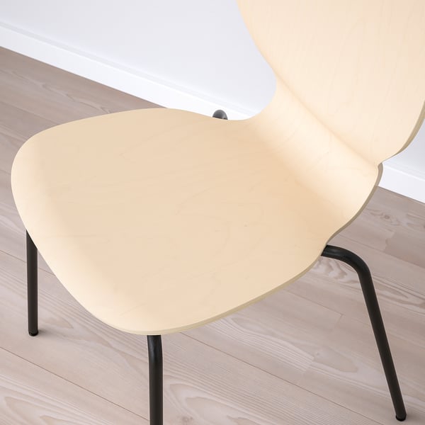 SIGTRYGG chair, birch/Sefast black, 45x82x50 cm