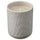 SILKESTRÄD scented candle in ceramic jar, dew & moss/off-white, 8 cm