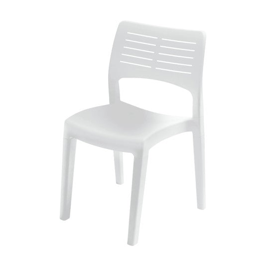 SMART WHITE STACKABLE CHAIR