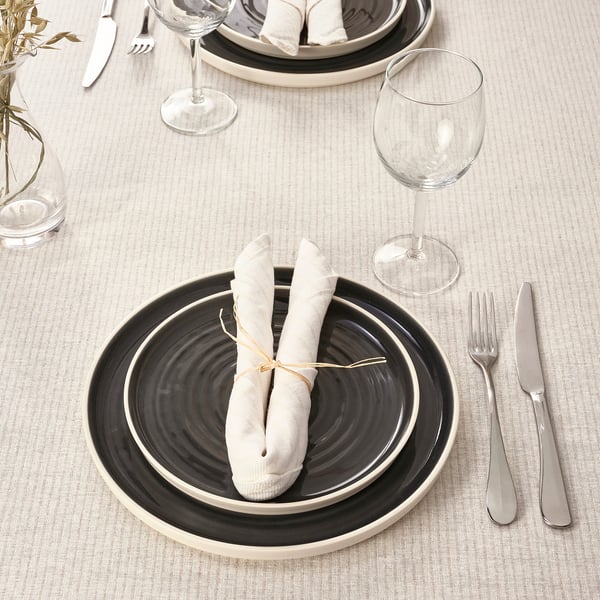 SILVERARV tablecloth, beige, 145x240 cm