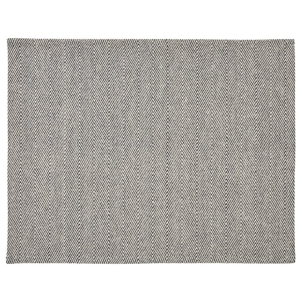 SILVERARV - Placemat, beige/blue, 35x45 cm
