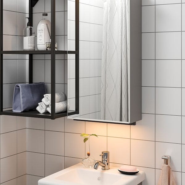 Ikea SILVERGLANS LED light bar for bathroom, adjustable light intensity anthracite, 40 cm