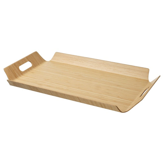 SILVERHAJMAL - Tray, bamboo, 58x38 cm