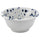 SILVERSIDA bowl, patterned/blue, 14 cm