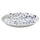 SILVERSIDA plate, patterned/blue, 26 cm