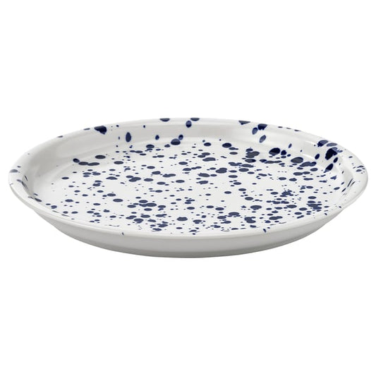 SILVERSIDA plate, fancy/blue, 26 cm