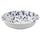 SILVERSIDA deep plate, patterned/blue, 19 cm