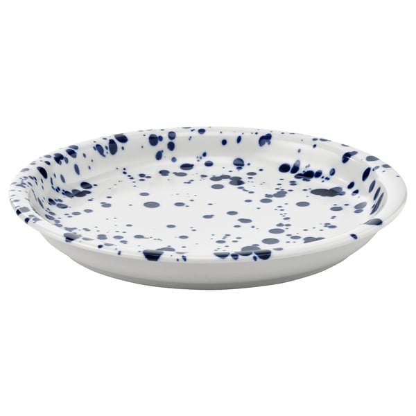 SILVERSIDA fruit plate, fancy/blue, 20 cm