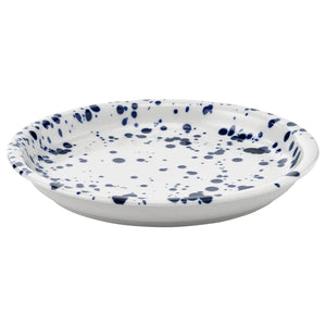 SILVERSIDA side plate, patterned/blue, 20 cm