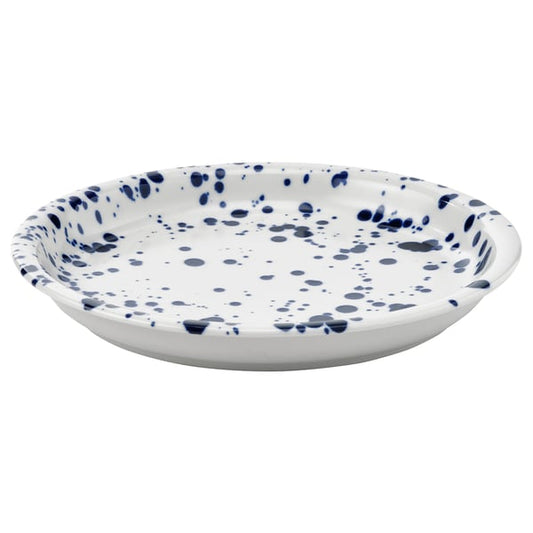 SILVERSIDA fruit plate, fancy/blue, 20 cm