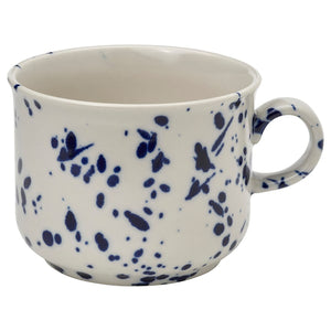 SILVERSIDA mug, patterned/blue, 40 cl