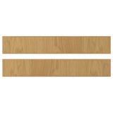 SINARP drawer front, oak veneer, 60x10 cm, 2 pack