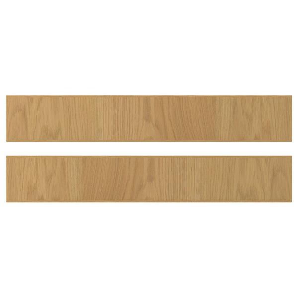 SINARP drawer front, oak veneer, 60x10 cm