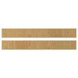 SINARP drawer front, oak veneer, 80x10 cm, 2 pack