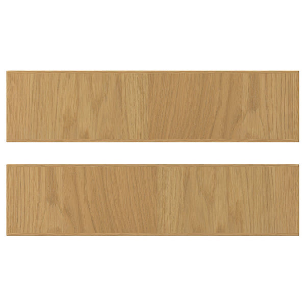 SINARP drawer front, oak veneer, 40x10 cm