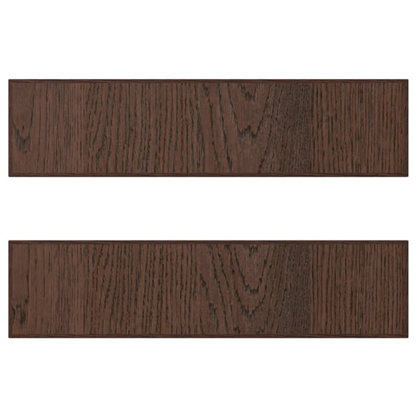 SINARP drawer front, brown, 40x10 cm, 2 pack
