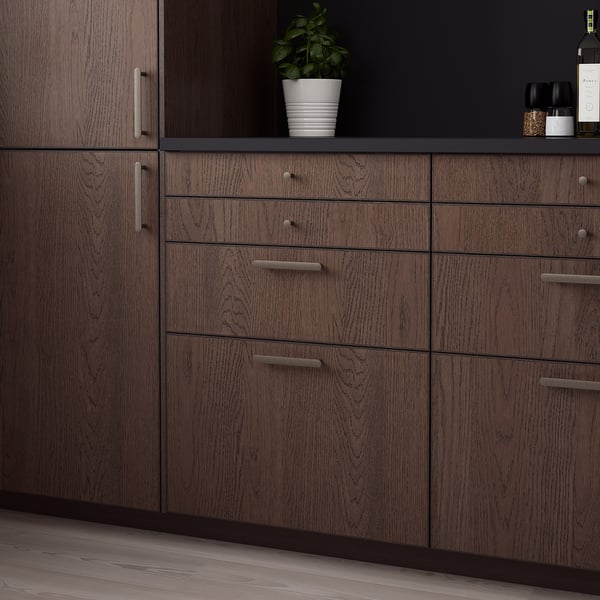 SINARP drawer front, brown, 60x20 cm