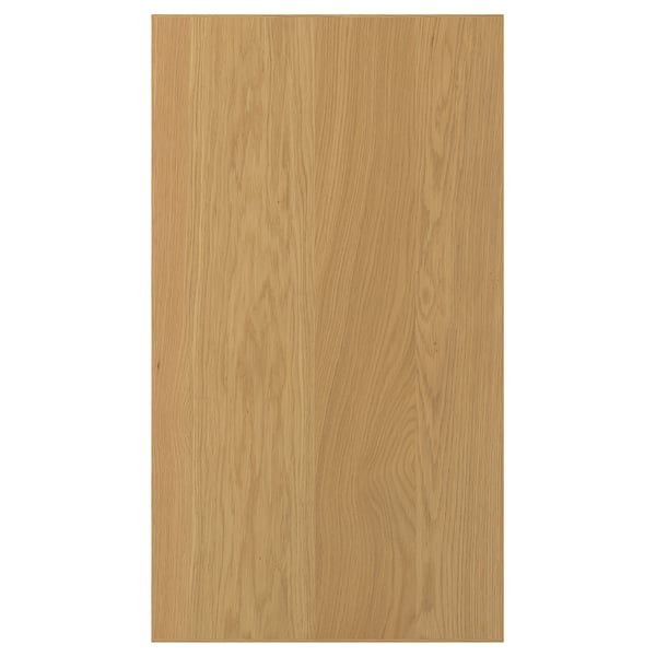 SINARP dishwasher front, oak veneer, 45x80 cm