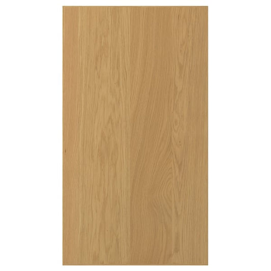 SINARP dishwasher front, oak veneer, 45x80 cm
