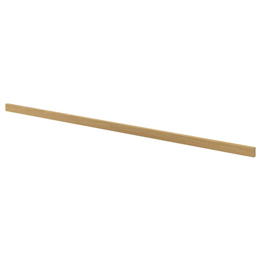 SINARP under/overhead list arrotond, oak veneer, 221 cm
