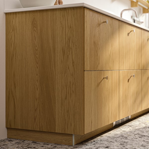 SINARP side paneling, oak veneer, 62x80 cm
