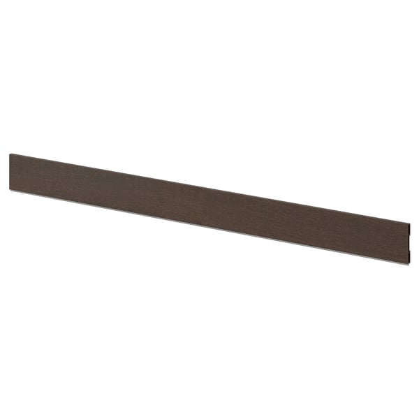 SINARP plinth, brown wood effect, 220x8 cm