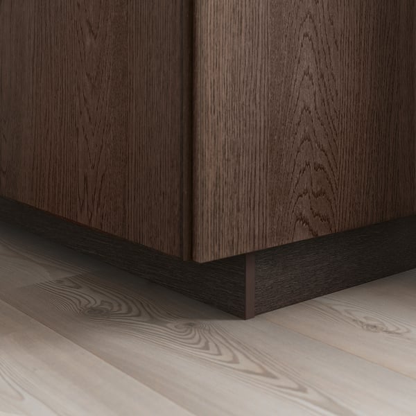SINARP - SINARP Plinth, brown wood effect, 220x8 cm