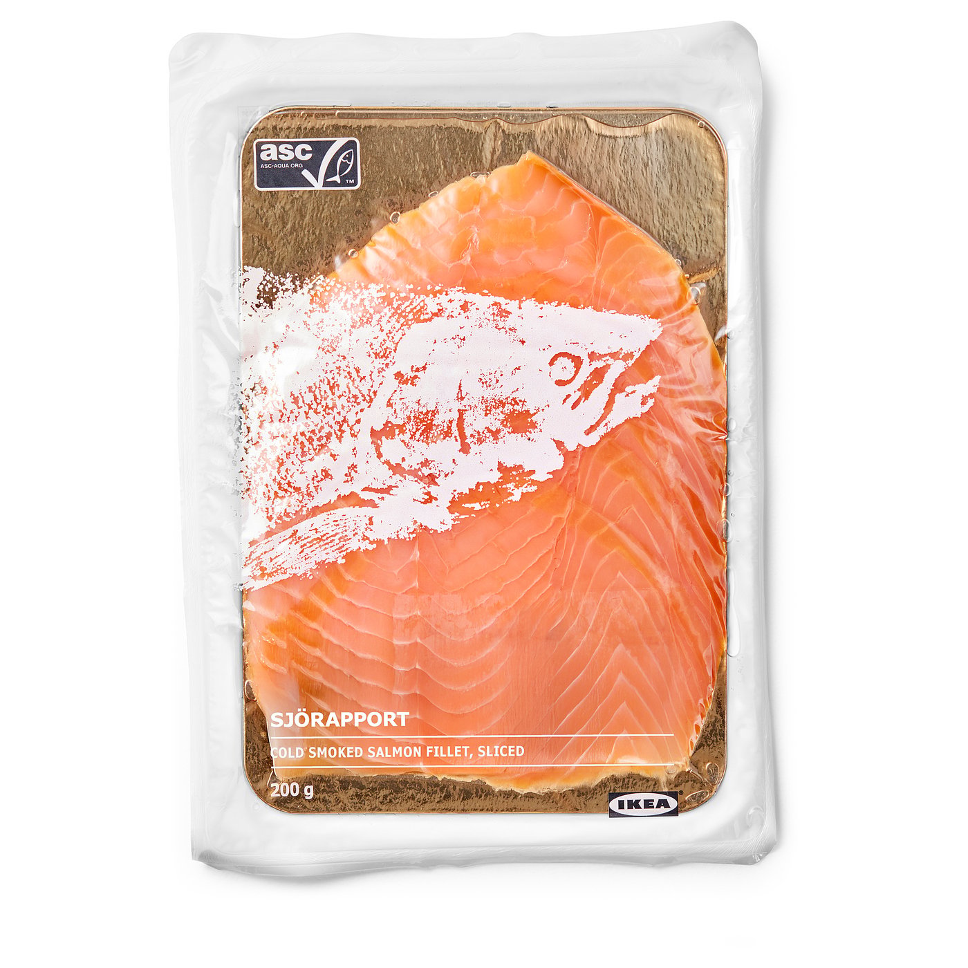 SJÖRAPPORT cold smoked salmon, ASC certified/frozen