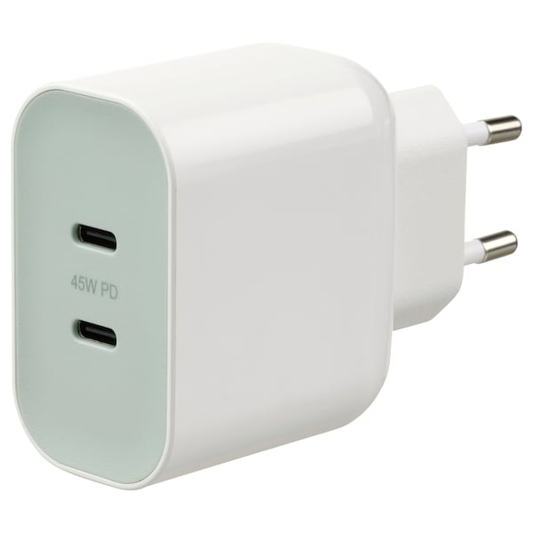 SJÖSS - Charger 45 W 2 USB ports, fast charging