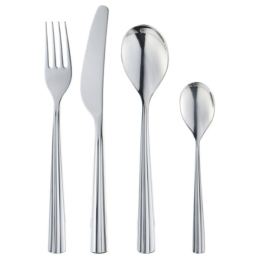 SJUGÄLSHAJ 24-piece cutlery set, stainless steel