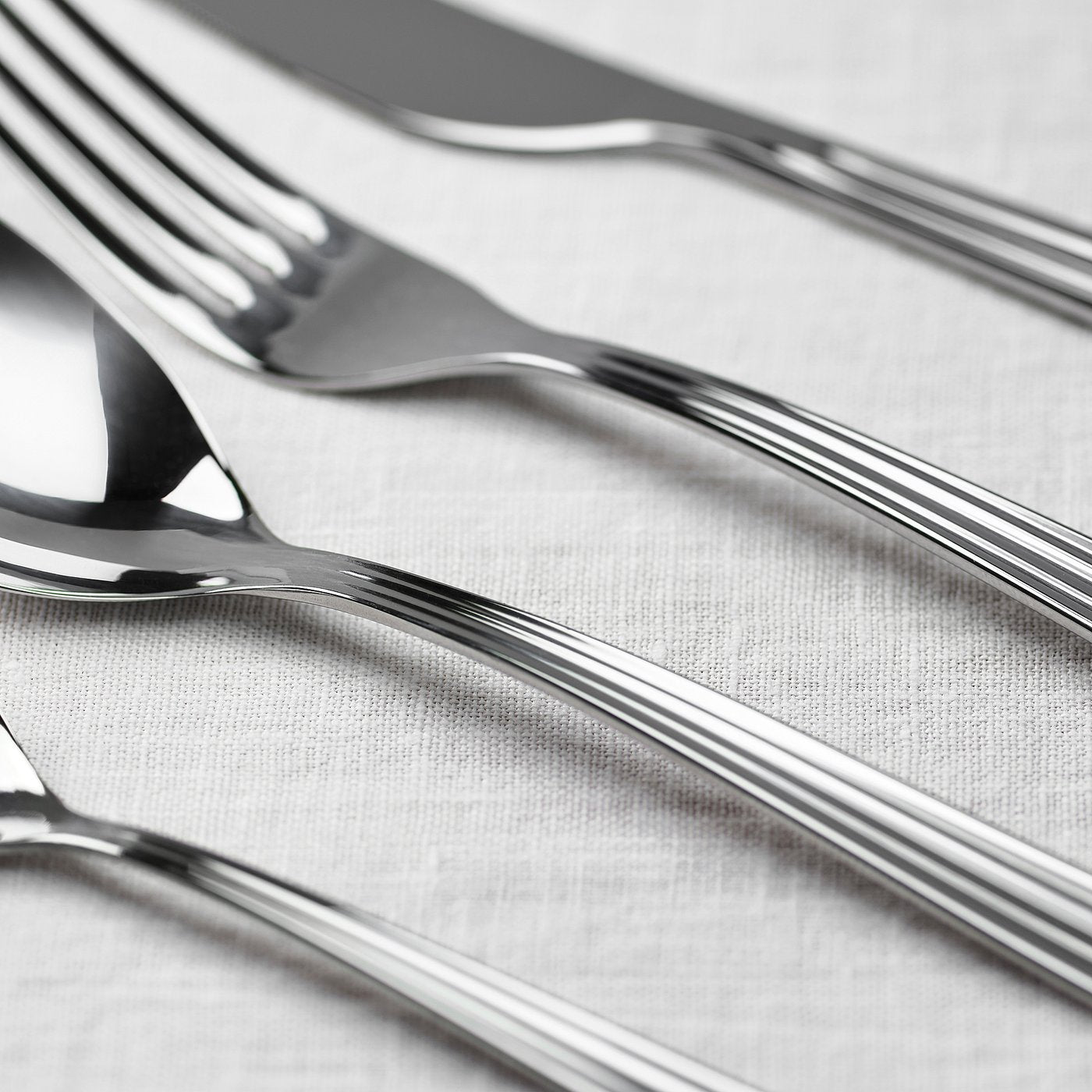 SJUGÄLSHAJ 24-piece cutlery set, stainless steel