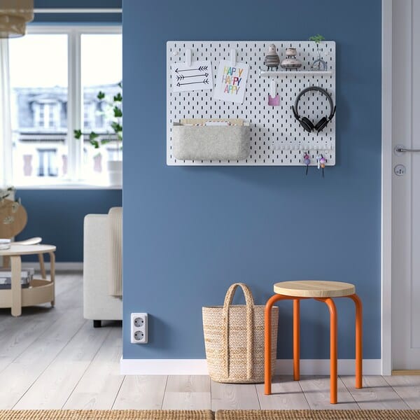 Ikea SKÅDIS - Basket, grey-105.994.99