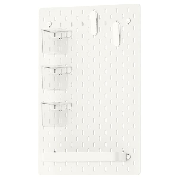 Ikea SKÅDIS - Pegboard combination, white, 36x56 cm