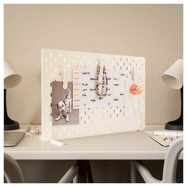 Ikea SKÅDIS - Pegboard combination, white, 56x37 cm