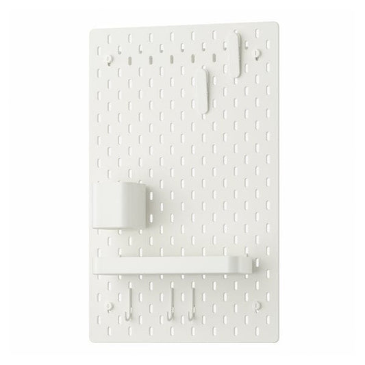 Ikea SKÅDIS - Storage panel combination, white,36x56 cm