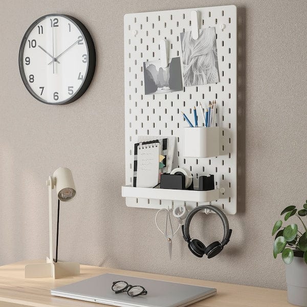 Ikea SKÅDIS - Storage panel combination, white,36x56 cm