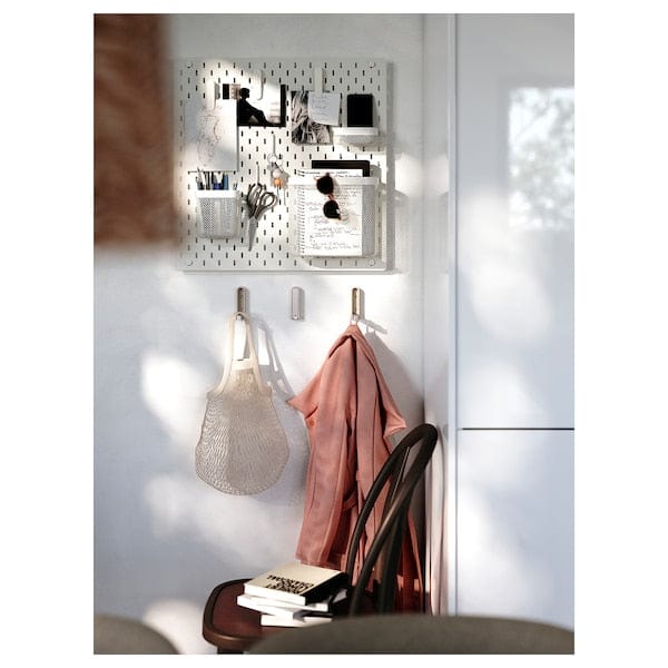 Ikea SKÅDIS - Pegboard combination, white, 56x56 cm