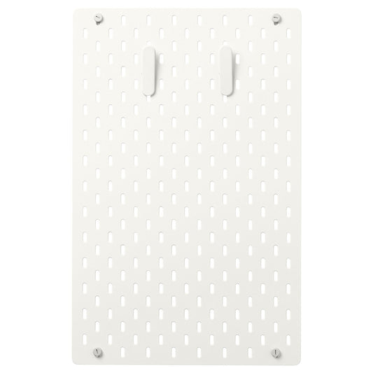SKÅDIS pegboard combination, white, 36x56 cm