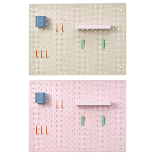 SKÅDIS - Storage panel combination, multicoloured,76x56 cm