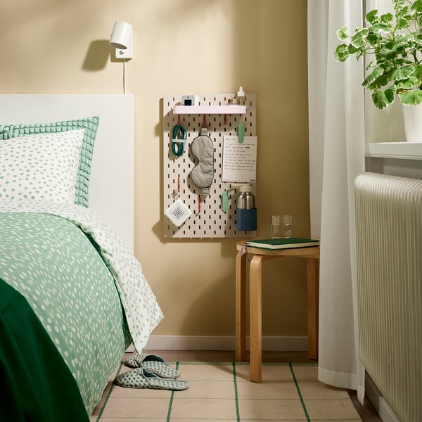 SKÅDIS - SKÅDIS Pegboard combination, multicolour, 36x56 cm