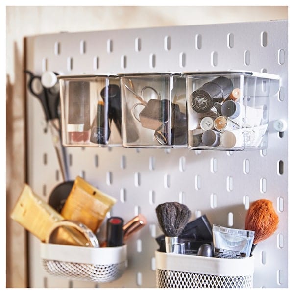Ikea SKÅDIS - Container with lid, white