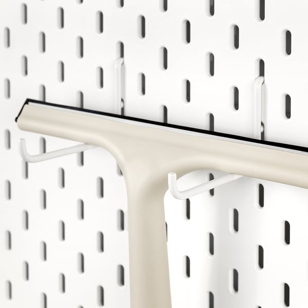 SKÅDIS hook, white, 2 pack